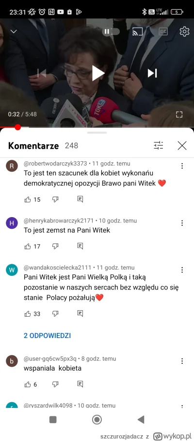 szczurozjadacz - Cześć, 

Zauważyłem pod filmem na YT o Witek, bardzo dużo pozytywnyc...