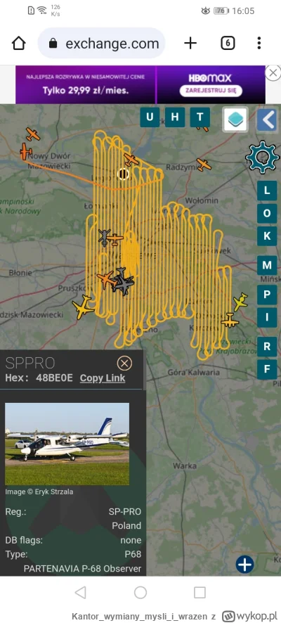 Kantorwymianymysliiwrazen - Ciekawe do czego mapuje? ¯\(ツ)/¯
#flightradar24 #samoloty...