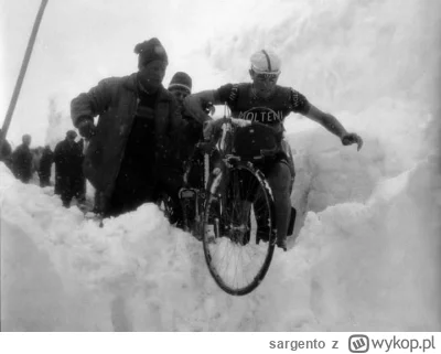 sargento - #kolarstwo
Z FB
Passo Stelvio, 20. etap Giro w 1965 roku.