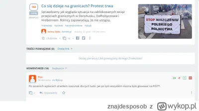 znajdesposob - coś o proteście rolników weszło na główną?  oj, no to szybko piszemy k...