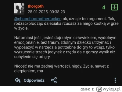 galek - O co chodzi z tą "warością" życia u natalistów?

To jest jakieś biologiczno s...