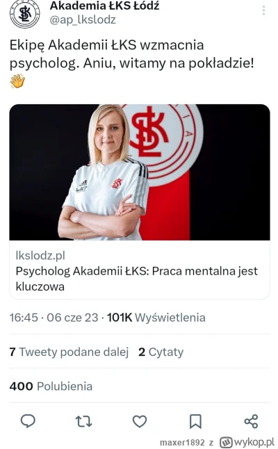 maxer1892 - @Jakub_Olkiewicz moje gratulacje.

#mecz