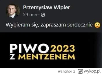 wanghoi - Ostatnie piwo dla Wiplera zakończyło się tragicznie, ale liczymy na powtórk...