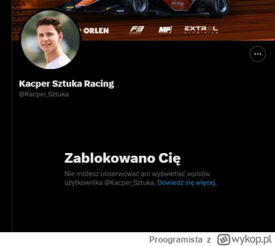 Proogramista - #f3 #f1 #f123

Patalach nawet najdelikatniejszej krytyki nie potrafi w...