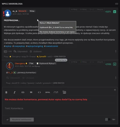 WykopX - @sruba_m3  @cichy-spokojny-grzeczny  @Uppsala 
A wystarczylo skorzystać z Wy...