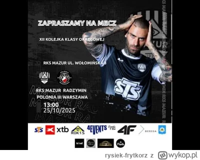 rysiek-frytkorz - #krychowiak #mecz #radzymin #pilkanozna Jak ktoś chce obejrzeć osta...