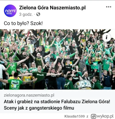 Klaudia1599 - Kibice Falubazu odbierali zamówione bluzy pod stadionem przy W69 aż nag...