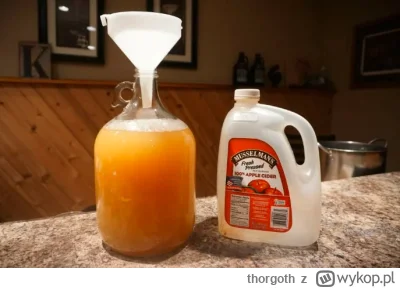thorgoth - Przed chwilą skończyłem robić domowej roboty cydr.
Wymaga to minimalnych n...