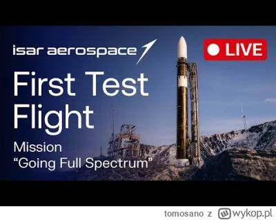 tomosano - Pierwszy start europejskiej rakiety z norweskiego kosmodromu zakończony ni...