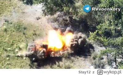 Stay12 - >Rosyjska artyleria i TOS niszczą pozycje Sił Zbrojnych Ukrainy w pobliżu To...