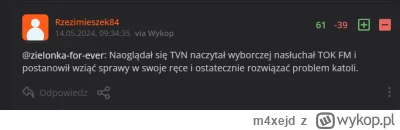 m4xejd - @HrabiaTruposz: Tutaj komentarz z głównej typa która przyszedł z nożem na ko...