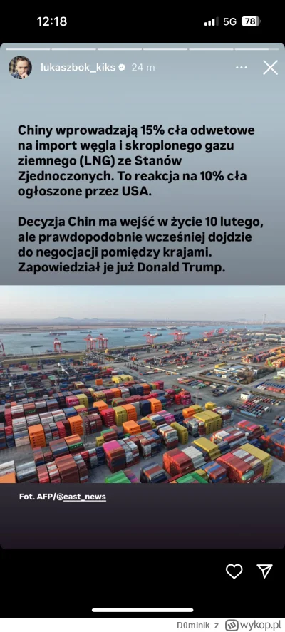 D0minik - Jednak Trump obsrana zbroja xD #gielda #polityka