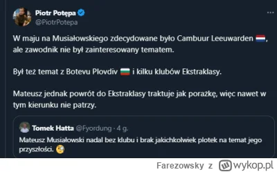 Farezowsky - Kojarzycie polskiego Messiego aka Mateusz Musiałowski?

No to wyżej sra ...