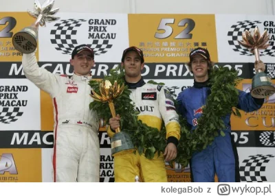 kolegaBob - W 2005 roku w GP Makau w zespole Rodin (wtedy był to Carlin) jechał nie k...