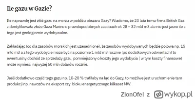 ZionOfel - @tentakijeden: 32 mld m³ to ilość, która mogłaby pokryć zapotrzebowanie Po...