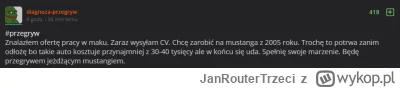 JanRouterTrzeci - elo świry z #motoryzacja #samochody

Może wy mi powiecie dlaczego b...