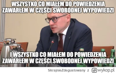SkrajnieZdegustowany - Ciekawe czy teraz każdy debil, jak Sasin, Morawiecki, Kaczyńsk...