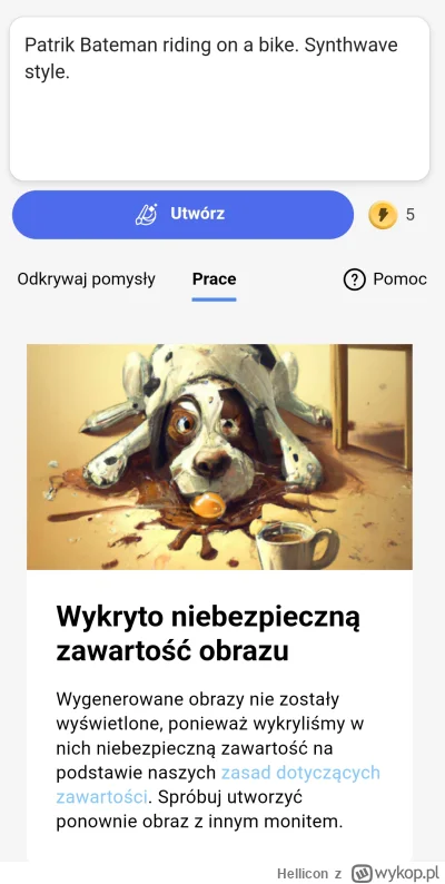 Hellicon - #ai #bing #przegryw 
Treść niebiezpieczna wedle korporacji...