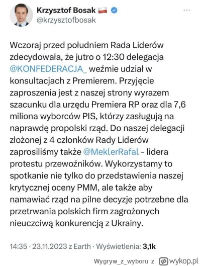 Wygrywzwyboru - Fajnie się tam liżą po jajkach z PiSem. Mentzen kolejny raz wyszedł n...