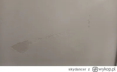 skydancer - Mirki, jak naprawić taki ubytek w ścianie? Po zdjęciu taśmy malarskiej od...