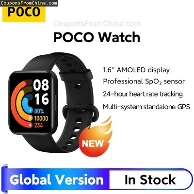 n____S - ❗ POCO Watch Smart Watch
〽️ Cena: 43.08 USD
➡️ Sklep: Aliexpress

Bezpośredn...