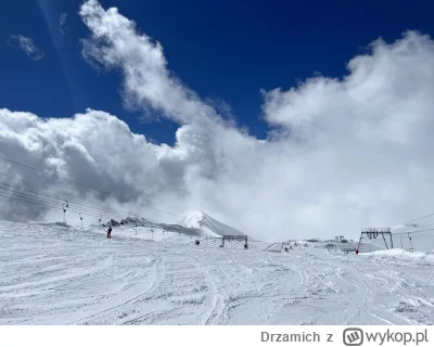 Drzamich - Świeży puszek na lodowcu Deux Alpes na godne zakończenie sezonu. Łącznie z...