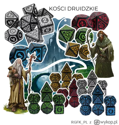 RGFK_PL - Przedstawiamy Wam nasze nowe zestawy kości z serii Druidów! ^^

Druid Świat...