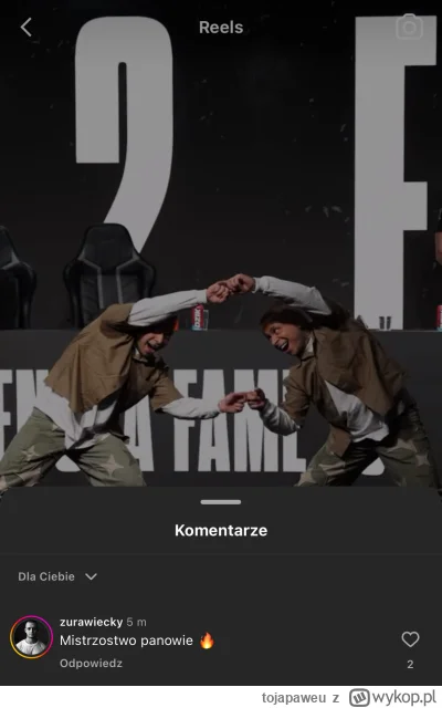 tojapaweu - Ale to było dobre. M I S T R Z O S T W O 

Dwaj lajki chyba od nich dwóch...