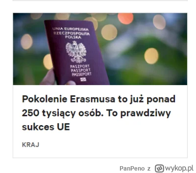 PanPeno - Olbrzymi sukces! Aż 250 tyś. dzieciaków przyszło na świat dzięki Erasmusowi...