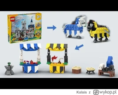 Kalais - [INSTRUKCJA][MOC][ALT] Przebuduj konie na targ i mebelki - Creator 31168

Ze...