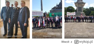 Wwolt - @Wwolt: Tutaj chwali się ze spotkania z rosyjskim ambasadorem, plus gloryfiku...