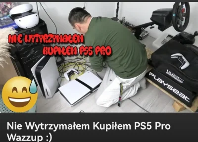 Megalogin - Majstra hejtuja w komentarzach bo chłop se kupił ps5 pro i że ma za dużo ...