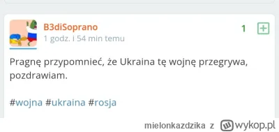 mielonkazdzika - I to jest postawa godna pochwaly! @B3diSoprano
Mimo ze tyle sie slys...