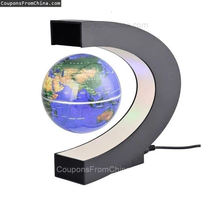 n____S - ❗ AGSIVO Magnetic Floating Levitating Globe World Map with LED Light
〽️ Cena...