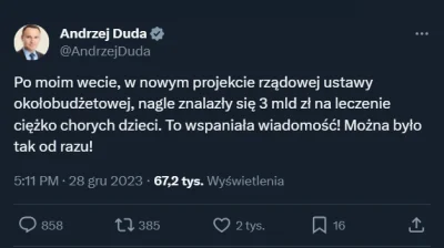 raul7788 - #polityka #bekazpisu #duda 

Momentami to już nie mogę z niego xD 
Całe sz...