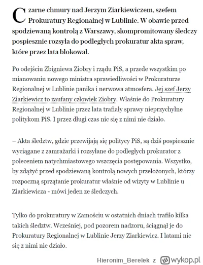 Hieronim_Berelek - Jak ktoś się zastanawiał, czemu pis tak walczy o prokuraturę ( ͡º ...