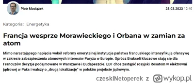 czeskiNetoperek - @RafDan: Dzięki, że drążysz temat. Otóż PiS też chciał kupić francu...