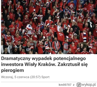 km00787 - !RMF FM: Do krakowskiego szpitala trafił w ciężkim stanie Thomas Kokosinski...