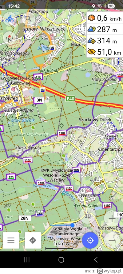 irik - Dodajesz w nakładce mapy: "waymarkedtrails cycling" i będzie jak na screenie, ...