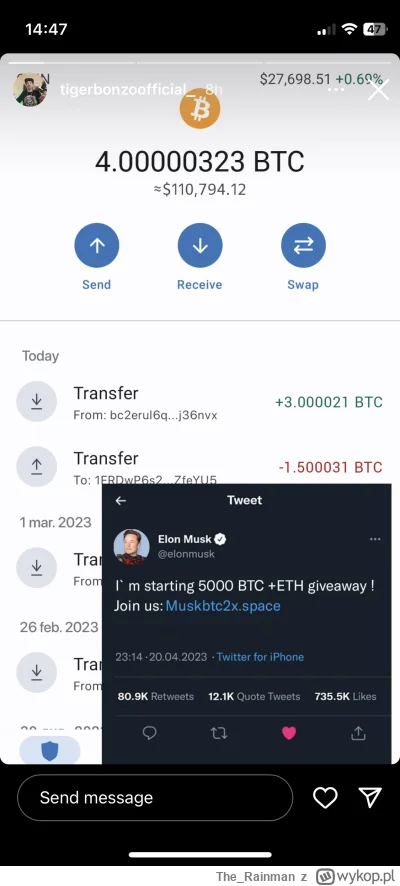 The_Rainman - Chyba przelew od bubunia za milczenie doszedł tego typu
#bonzo