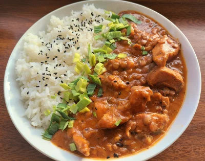 arinkao - Curry garam masala z soczewicą i ryżem (｡◕‿‿◕｡)
SPOILER
#arinkaofood

#gotu...