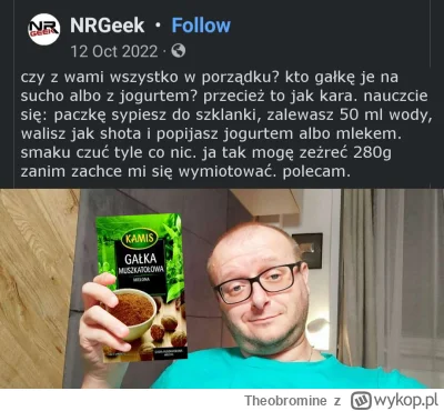 Theobromine - Lubicie gałkię? ʕ•ᴥ•ʔ
#narkotykizawszespoko