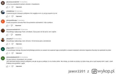 jawor2201 - sekcja komentarzy pod najnowszym filmem Mazurka #kanalzero