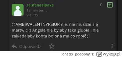 chado_podobny - @DFWAFDS: w takim razie jakas "obca typiara" napisala ze to nie Angel...