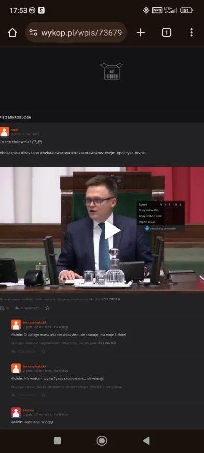 josedra52 - @mojwykopowylogin: Mi na chrome pokazuje jak wezmę tryb komputerowy, naci...