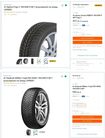 Ksemidesdelos - Dębica Frigo 2 czy Hankook Winter RS3?

Te opony Dębicy bardzo popula...