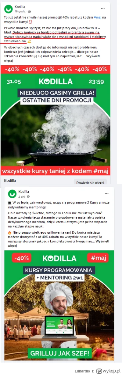 Lukardio - ok, dobry junior znajdzie jakąś prace
ale ilu takich kandydatów będzie  1 ...