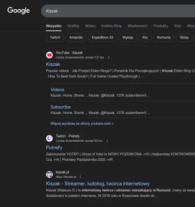 kotal-kahn - mirku co prowadzisz ta strone wyjaw sie, bo chcialem pogratulować trzeci...