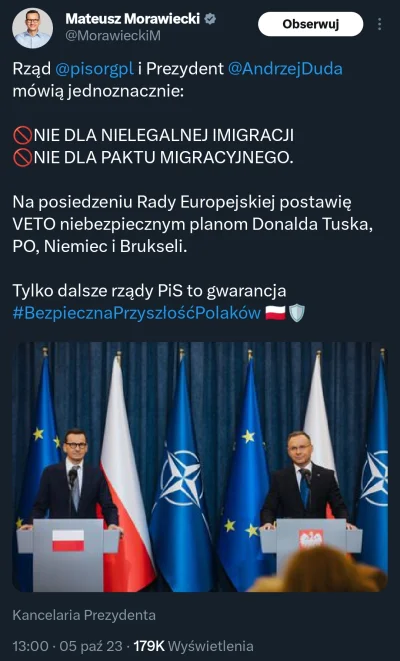 falszywyprostypasek - @sky5  
 Sprzeciw Polski i Węgier to nie weto 

K... znowu kłam...