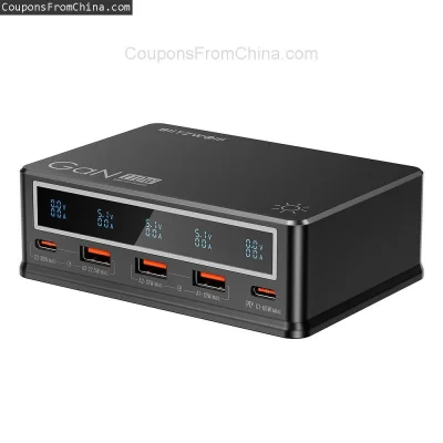 n____S - ❗ Blitzwolf BW-i9 110W 5-Port USB PD Charger
〽️ Cena: 28.99 USD (dotąd najni...